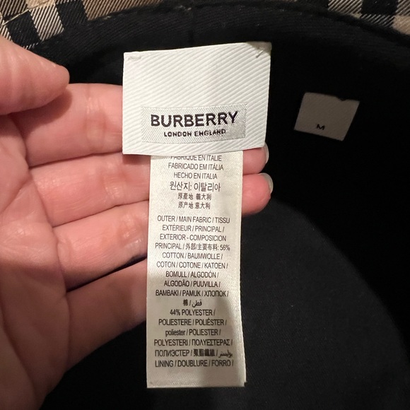 Check print twill bucket hat - Picture 3 of 3